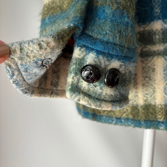 Vintage Wool Plaid Canadian Camper Coat - Picture 13 of 13